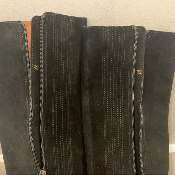 DuoBoots Haltham Standard Knee High Boots in Black Suede Sz 39 - Picture 10 of 13